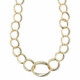 Collar de plata chapada, eslabones grandes