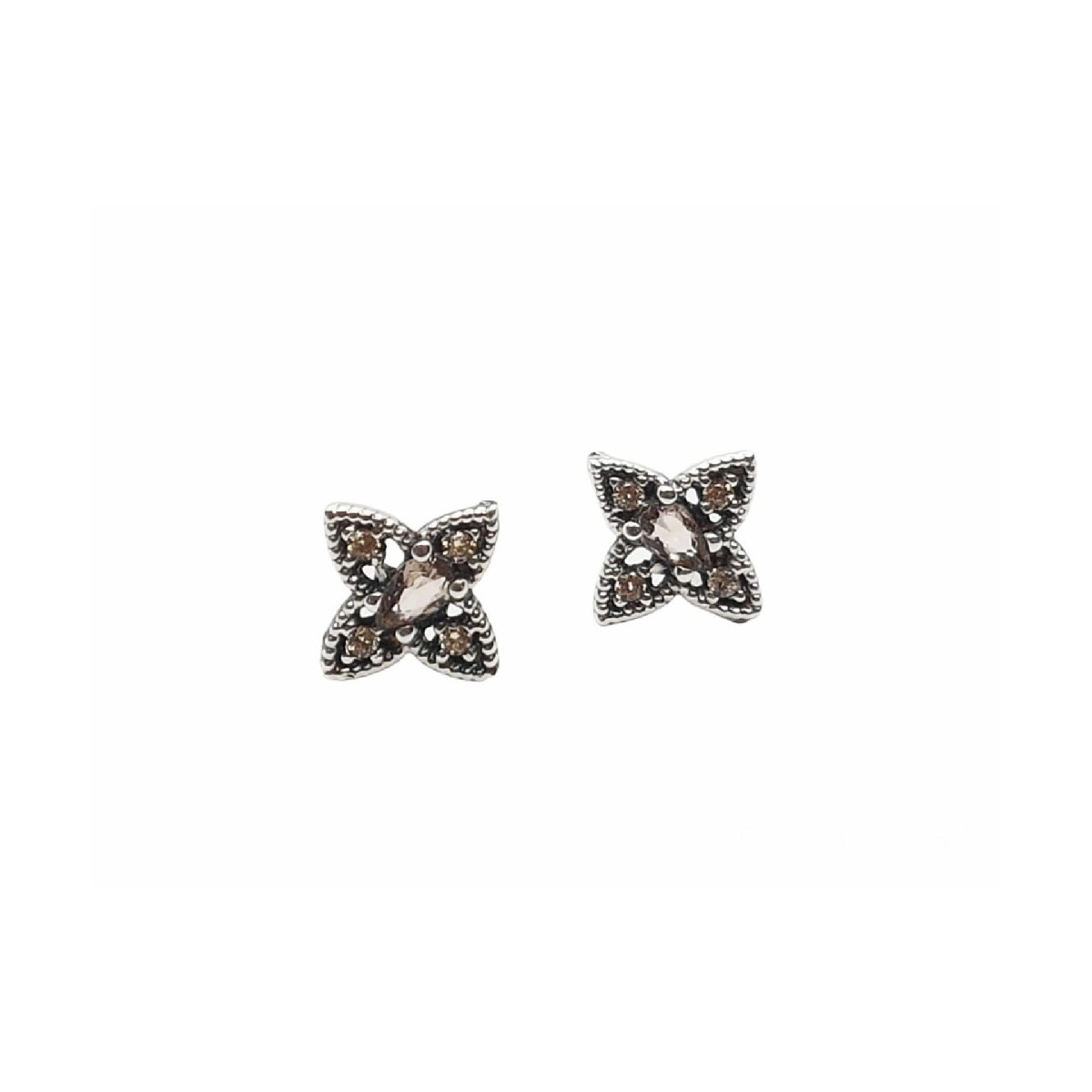Pendientes de plata con circonitas