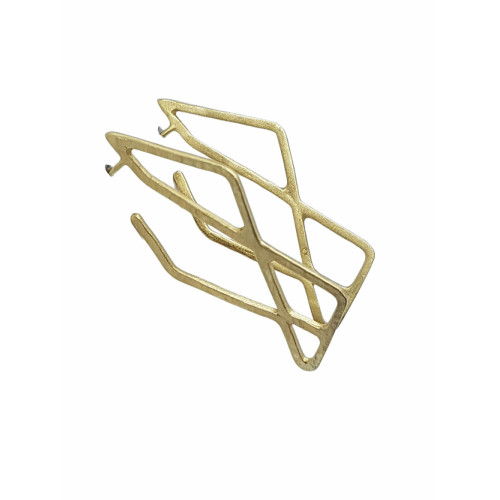 Pendientes de plata chapados en oro amarillo