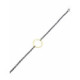 Pulsera de plata y oro