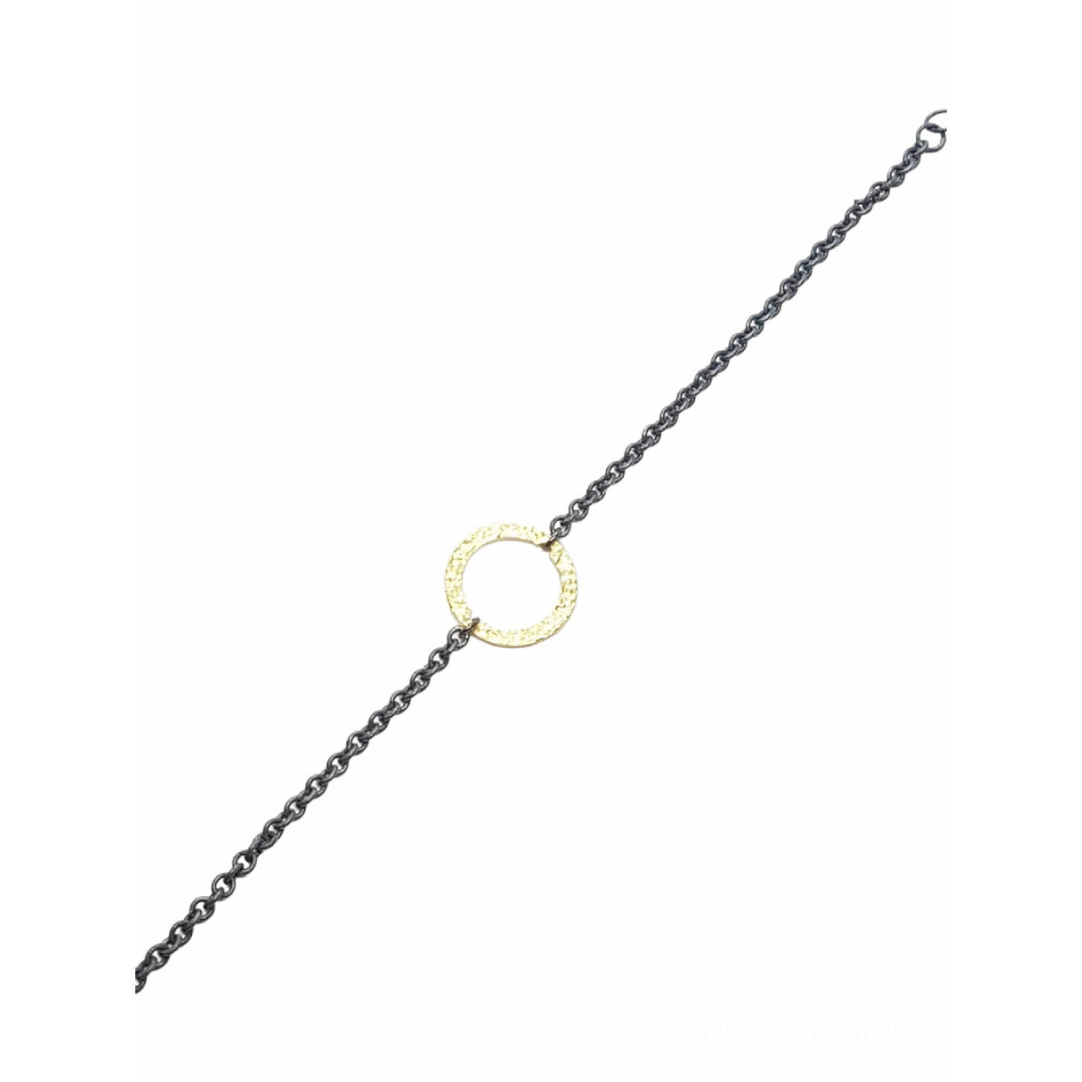 Pulsera de plata y oro