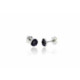 Pendientes de plata con esmalte