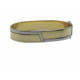 BRAZALETE RÍGIDO DE ORO BLANCO Y ORO AMARILLO
