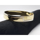 BRAZALETE RÍGIDO DE ORO BLANCO Y ORO AMARILLO