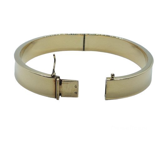 BRAZALETE RÍGIDO DE ORO AMARILLO