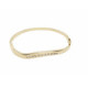 BRAZALETE RÍGIDO DE ORO AMARILLO CON DIAMANTES