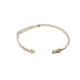 BRAZALETE RÍGIDO DE ORO AMARILLO CON DIAMANTES