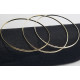 BRAZALETE RÍGIDO DE ORO AMARILLO, BLANCO Y ROSA