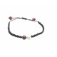 PULSERA DE ORO CON MACRAMÉ Y PERLAS NATURALES CULTIVADAS