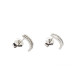 Pendientes de oro blanco y diamantes