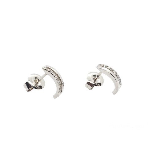 Pendientes de oro blanco y diamantes