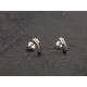 Pendientes de oro blanco y diamantes