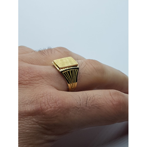 sello de oro amarillo