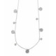 Collar de plata con circonitas blancas