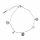 Pulsera de plata y circonitas