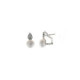 Pendientes de plata con perlas naturales y circonitas