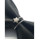 Anillo de oro blanco con diamantes